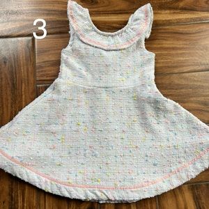 Janie & Jack Multicolor Tweed Dress, Size 3